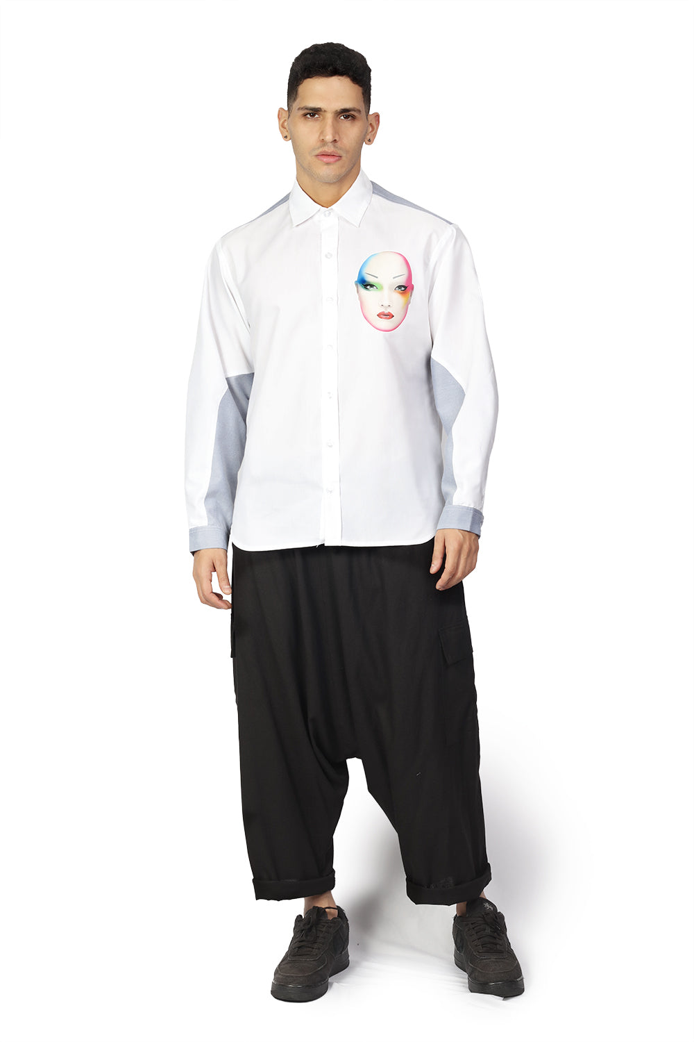 Camisa Geisha Print
